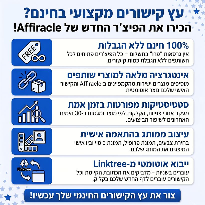 עץ קישורים בחינם